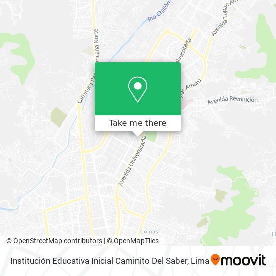 Institución Educativa Inicial Caminito Del Saber map