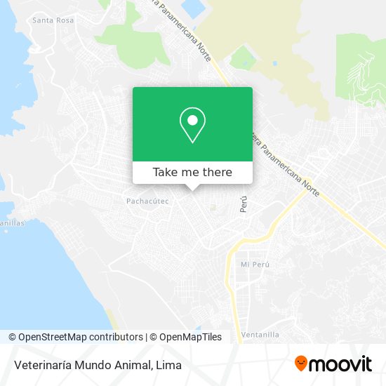 Veterinaría Mundo Animal map