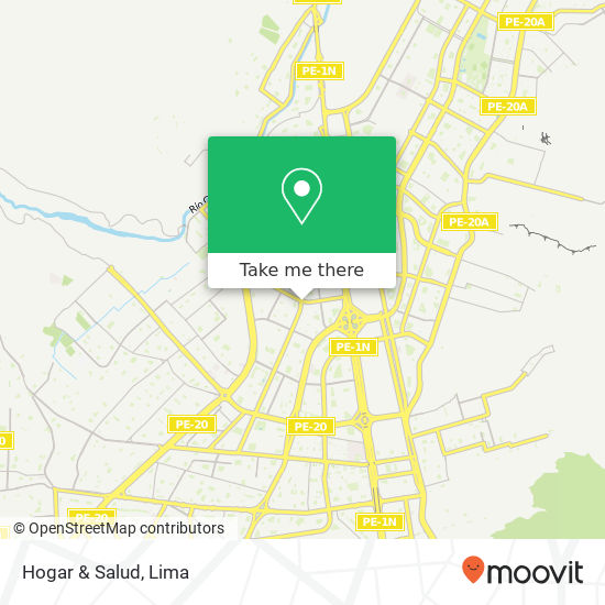 Hogar & Salud map
