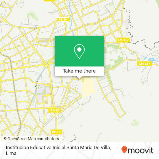 Institución Educativa Inicial Santa Maria De Villa map