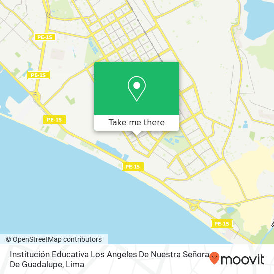 Institución Educativa Los Angeles De Nuestra Señora De Guadalupe map