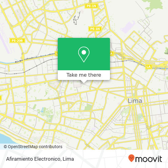 Afiramiento Electronico map