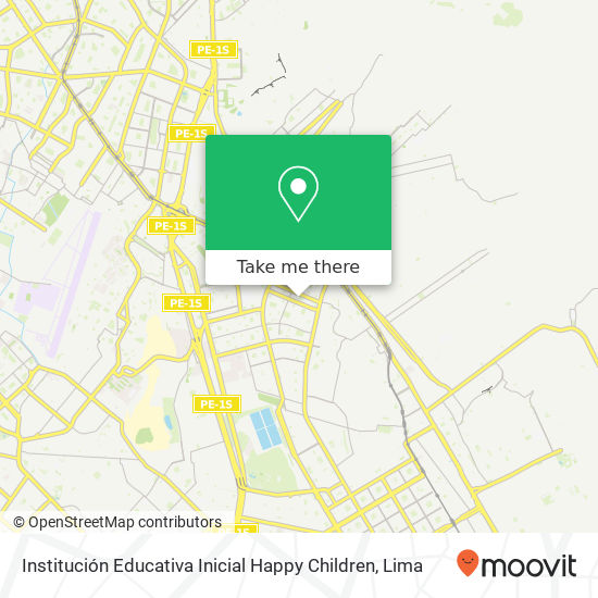 Institución Educativa Inicial Happy Children map