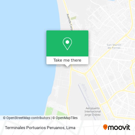 Terminales Portuarios Peruanos map