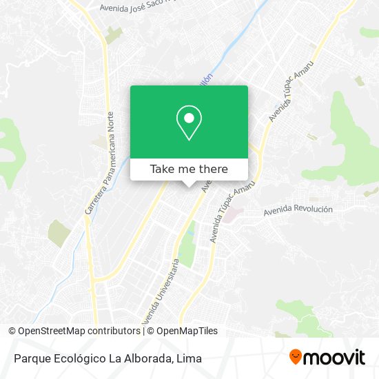 Parque Ecológico La Alborada map