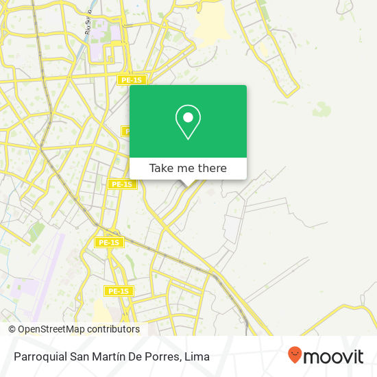 Parroquial San Martín De Porres map