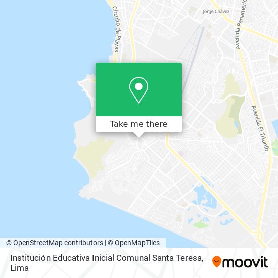 Institución Educativa Inicial Comunal Santa Teresa map