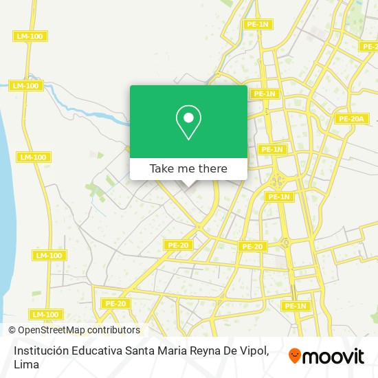 Institución Educativa Santa Maria Reyna De Vipol map