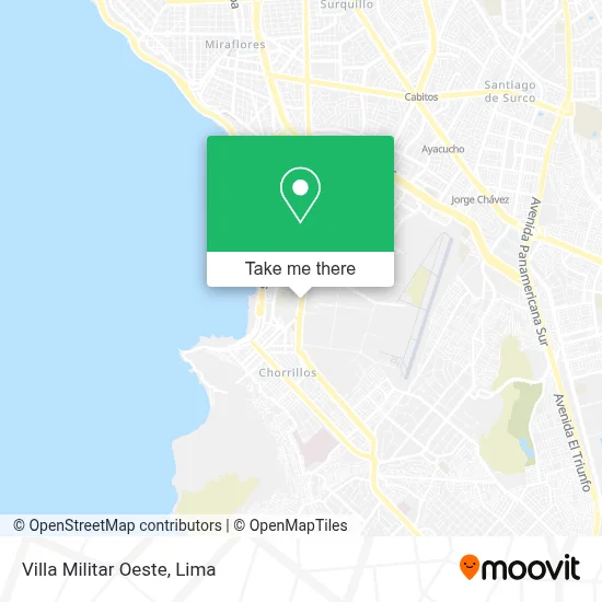 Villa Militar Oeste map