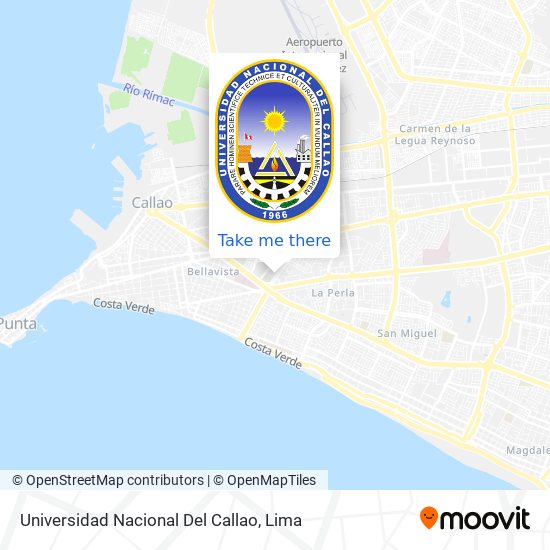 Mapa de Universidad Nacional Del Callao