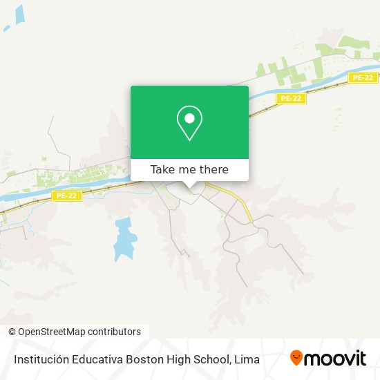 Institución Educativa Boston High School map