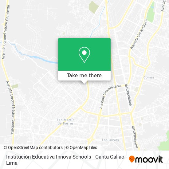 Institución Educativa Innova Schools - Canta Callao map