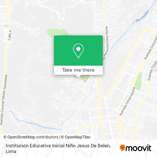 Mapa de Institución Educativa Inicial Niño Jesus De Belen