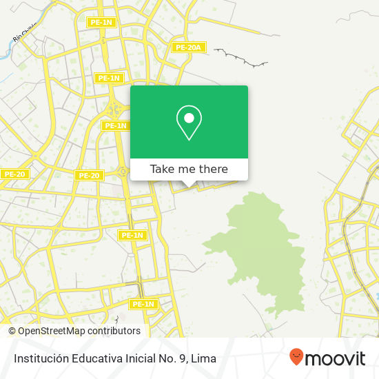 Institución Educativa Inicial No. 9 map