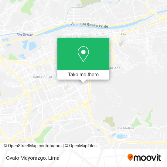 Mapa de Ovalo Mayorazgo