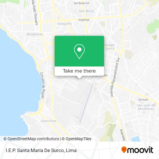 I.E.P. Santa María De Surco map