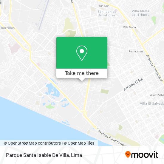 Parque Santa Isable De Villa map