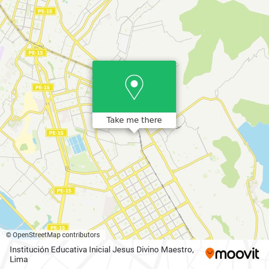 Institución Educativa Inicial Jesus Divino Maestro map