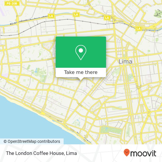 Mapa de The London Coffee House