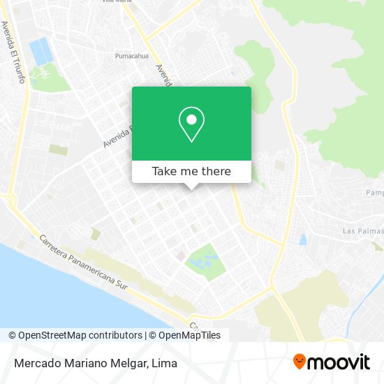 Mercado Mariano Melgar map