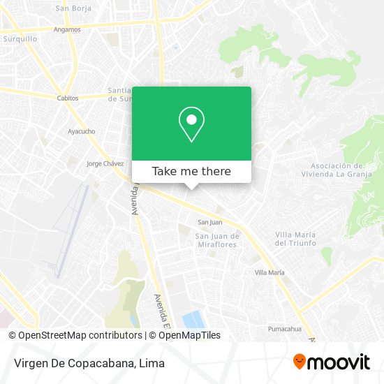 Virgen De Copacabana map