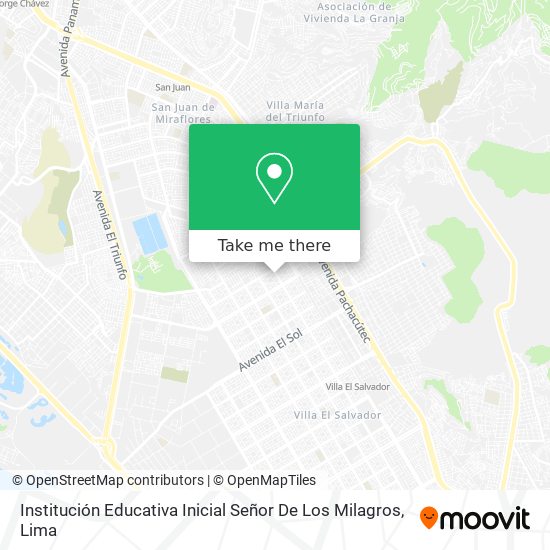 Institución Educativa Inicial Señor De Los Milagros map