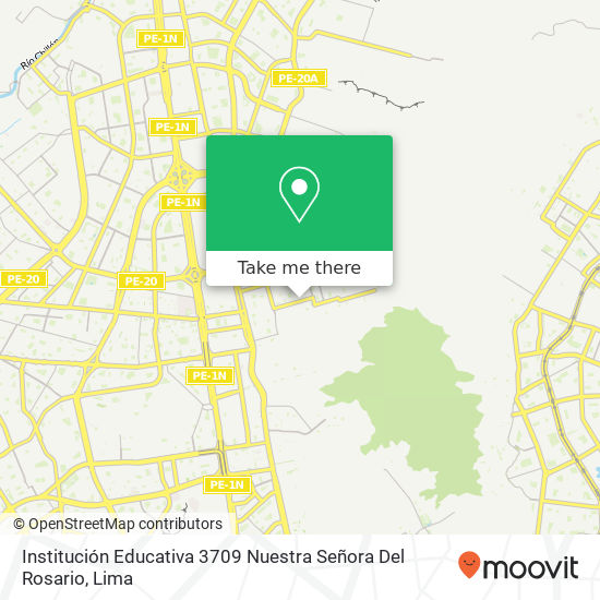 Institución Educativa 3709 Nuestra Señora Del Rosario map