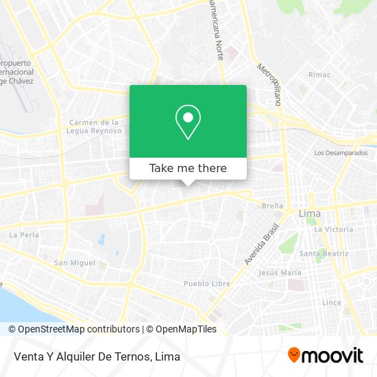 Venta Y Alquiler De Ternos map