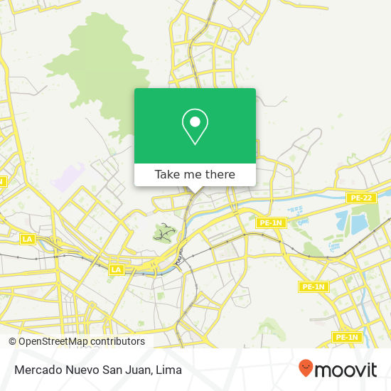 Mercado Nuevo San Juan map