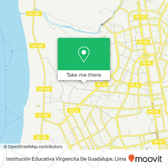Institución Educativa Virgencita De Guadalupe map