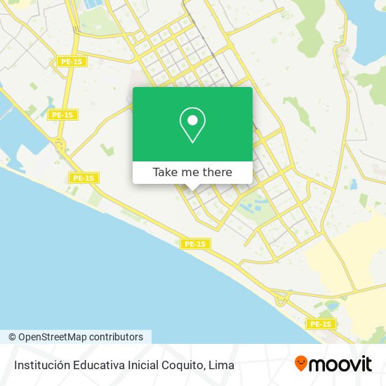 Institución Educativa Inicial Coquito map