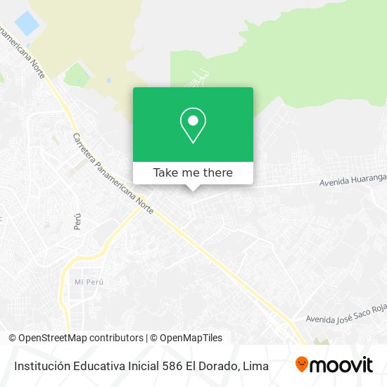 Institución Educativa Inicial 586 El Dorado map