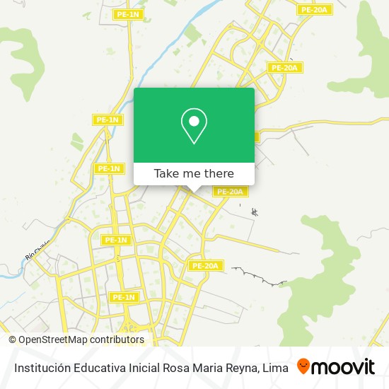 Institución Educativa Inicial Rosa Maria Reyna map