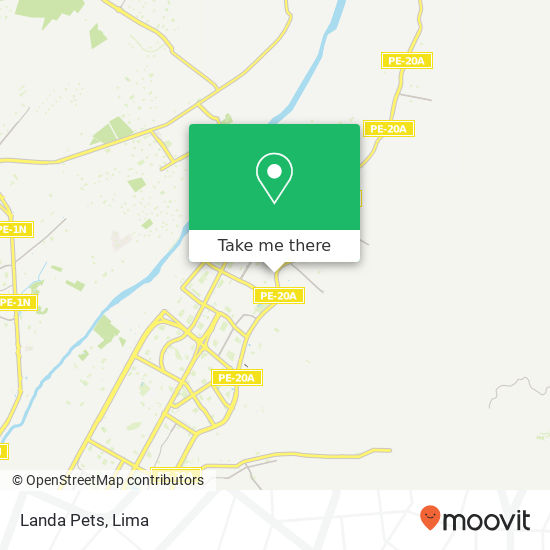 Landa Pets map