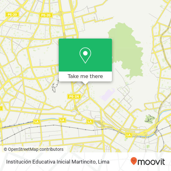 Institución Educativa Inicial Martincito map