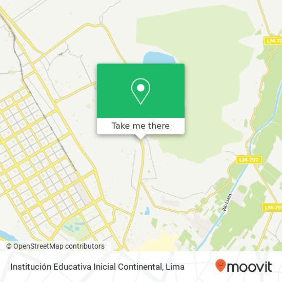 Institución Educativa Inicial Continental map
