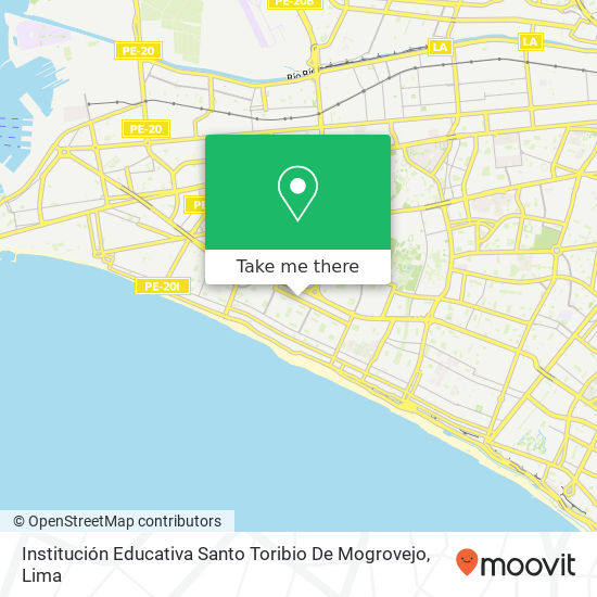 Institución Educativa Santo Toribio De Mogrovejo map