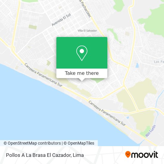 Pollos A La Brasa El Cazador map