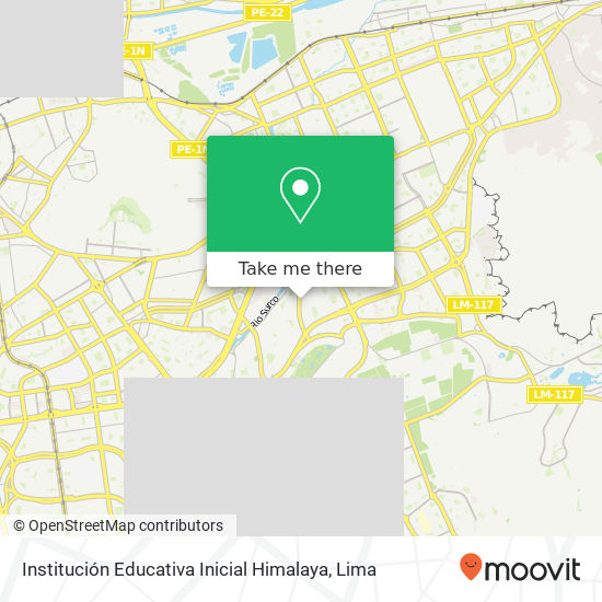 Institución Educativa Inicial Himalaya map