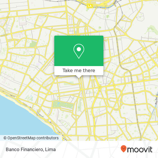 Banco Financiero map