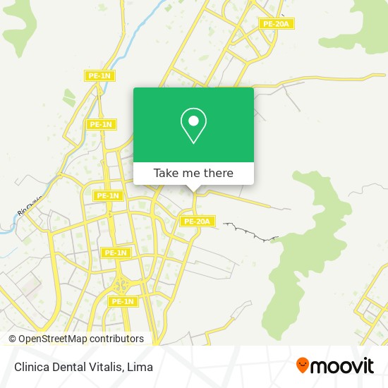 Clinica Dental Vitalis map