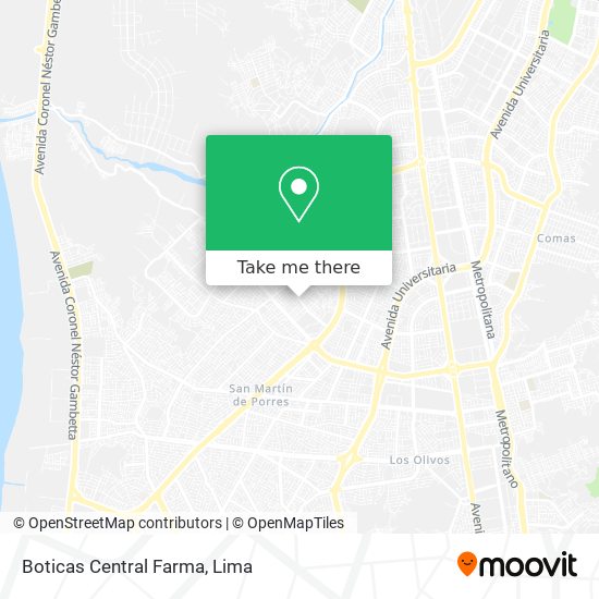 Boticas Central Farma map