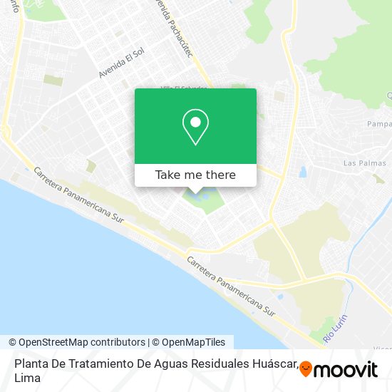 Planta De Tratamiento De Aguas Residuales Huáscar map