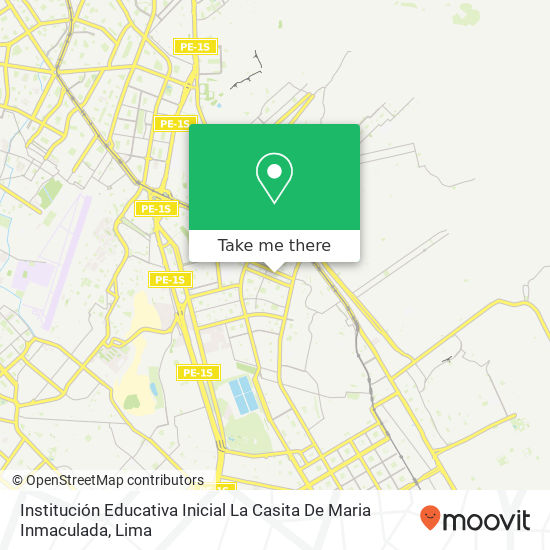 Institución Educativa Inicial La Casita De Maria Inmaculada map