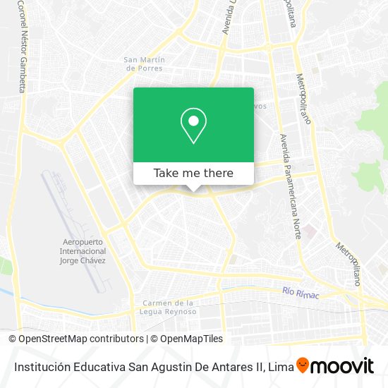 Mapa de Institución Educativa San Agustin De Antares II