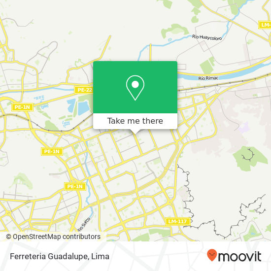 Ferreteria Guadalupe map