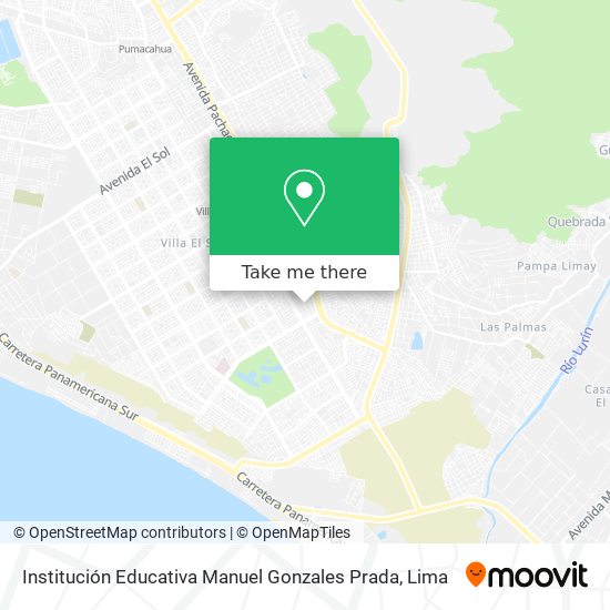 Mapa de Institución Educativa Manuel Gonzales Prada
