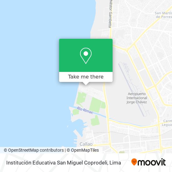 Institución Educativa San Miguel Coprodeli map