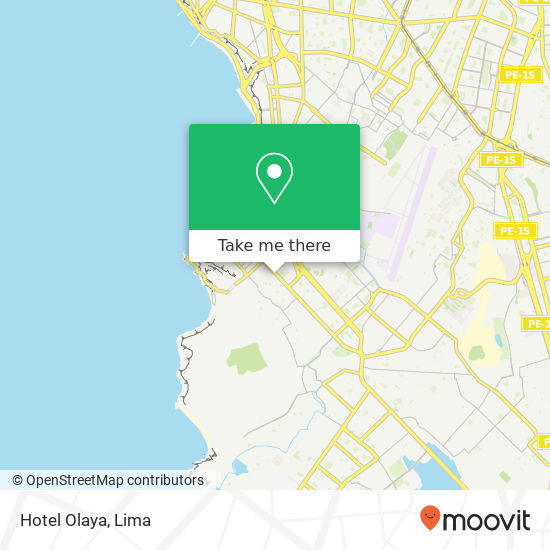 Hotel Olaya map