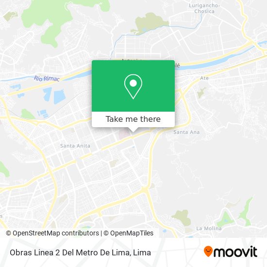 Obras Linea 2 Del Metro De Lima map